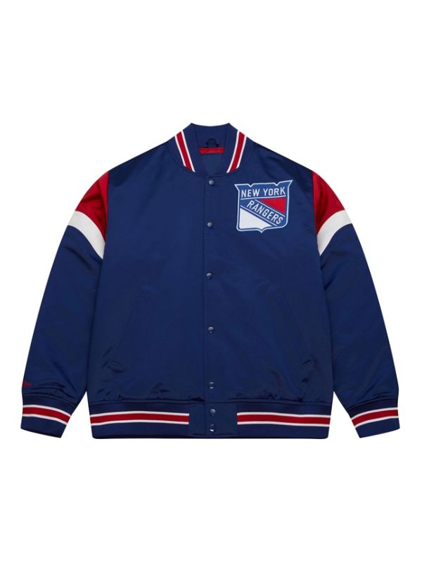 New York Rangers Heavyweight Satin Jacket