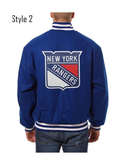 New York Rangers Stadium  2024  Bomber Jacket