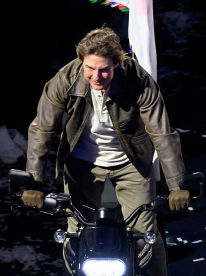 Tom Cruise Closing Ceremony Olympic Jacket