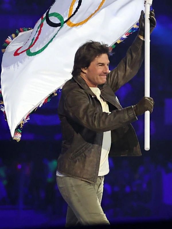 Olympic Tom Cruise Leather Jacket