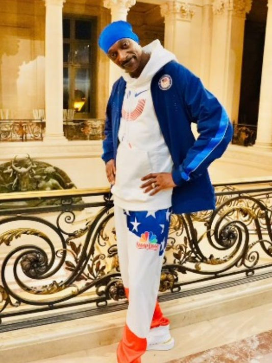 Paris Olympics Snoop Dogg USA Blue Jacket