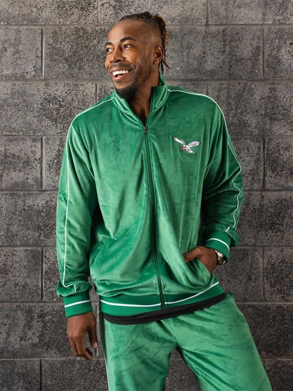 Philadelphia Eagles Velour Tracksuit