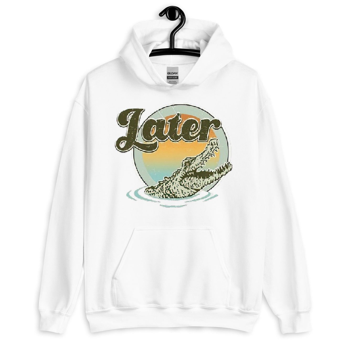 Retro Later Gator Unisex Hoodie