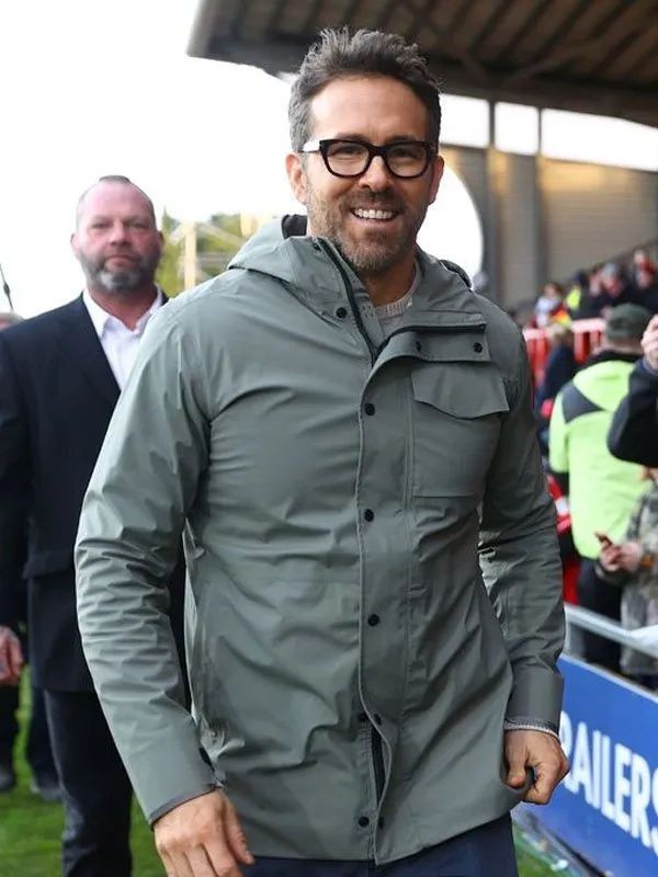 Ryan Reynolds Wrexham Canada Goose Hooded Jacket