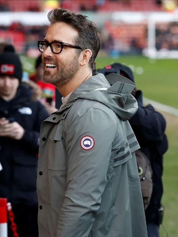 Ryan Reynolds Wrexham Canada Goose Hooded Jacket