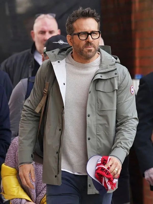 Ryan Reynolds Wrexham Canada Goose Hooded Jacket