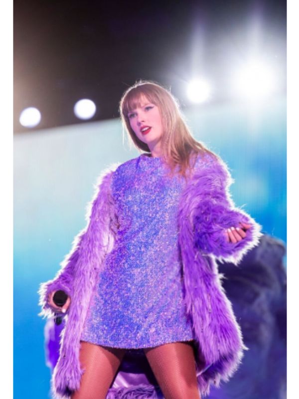 Taylor Swift Madrid Shearling Coat