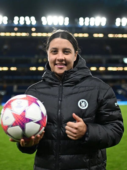 Chelsea F.C Women Black Puffer Jacket