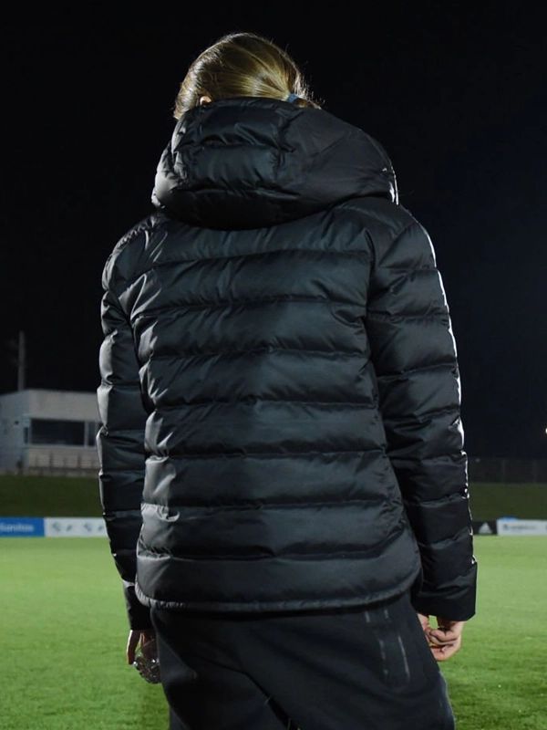Chelsea F.C Women Black Puffer Jacket