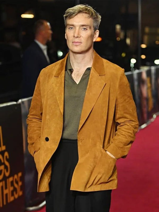 Small Things Like These Premiere Cillian Murphy Suede Blazer