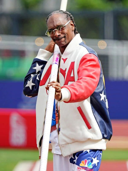 Snoop Dogg U.S Olympic 2024 Bomber Jacket