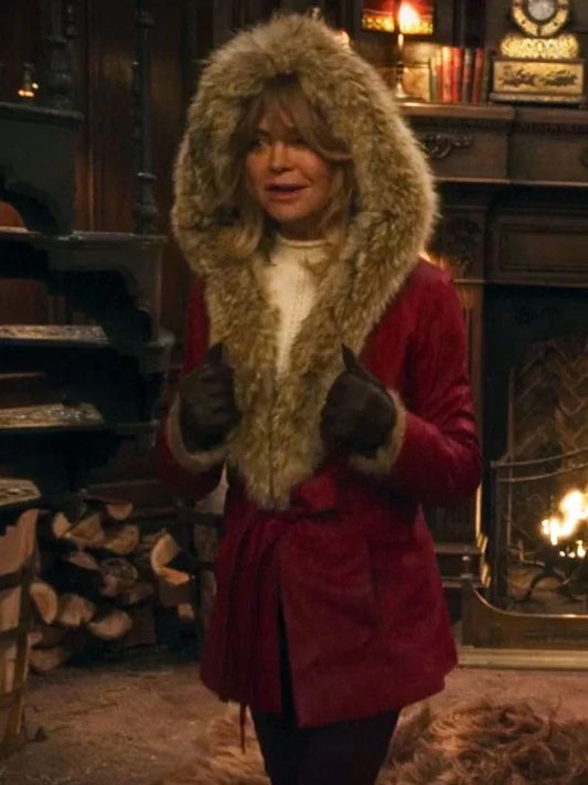 The Christmas Chronicles Goldie Hawn Red Jacket