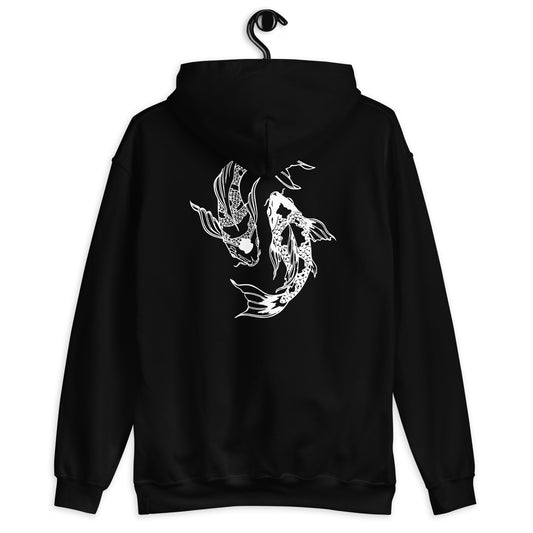 Koi Fish Japanese Gothic Pullover Hoodie