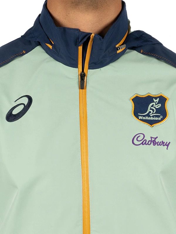 Australia Wallabies Green and Blue Jacket