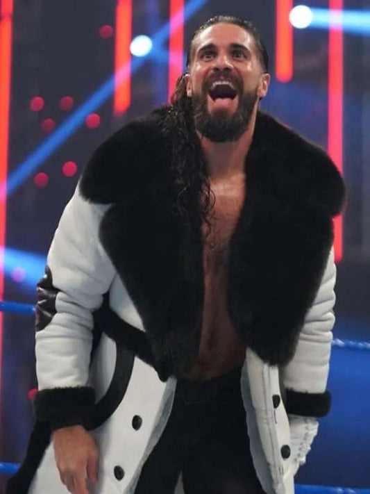 WWE Raw Seth Rollins White Coat