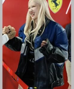 2025 Mimai GP ROSÉ Leather Racer Jacket