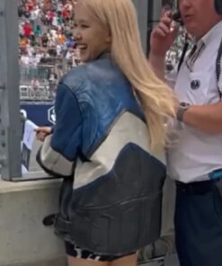 2025 Mimai GP ROSÉ Leather Racer Jacket