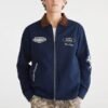 Aeropostale Ford Motor Co. Twill Jacket Blue