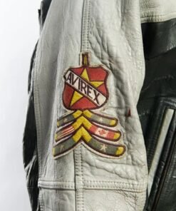 Asap Rocky Praise the Lord Avirex Leather Varsity Jacket