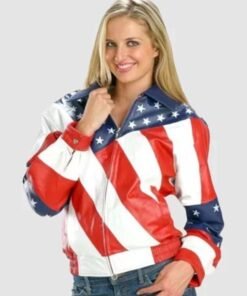 Beyonce Michael Hoban American Flag Jacket