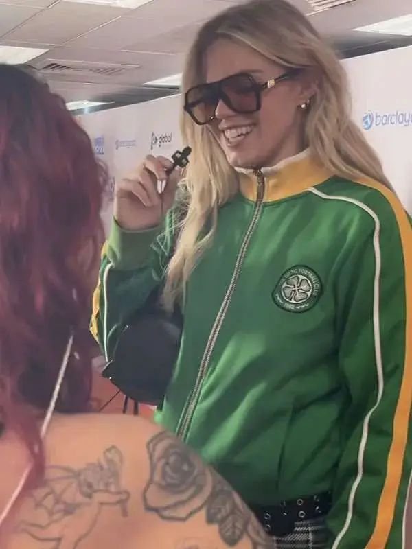 Capital Summertime Ball 2025 Reneé Rapp Celtic Track Jacket Capital Summertime Ball 2025 Reneé Rapp Celtic Track Jacket - Image 5