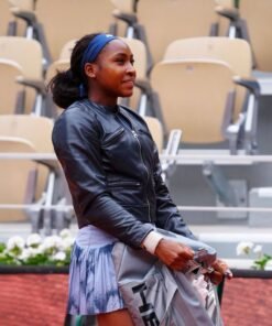 Coco Gauff Leather Jacket