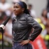 Coco Gauff Leather Jacket Black