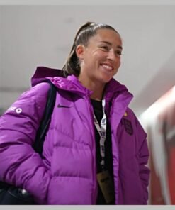 England Lionesses Nike Purple Puffer Jacket