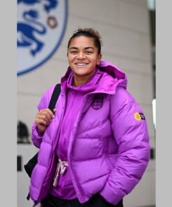 England Lionesses Nike Purple Puffer Jacket