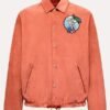 Gilga Farm x Moncler Suede Jacket Orange