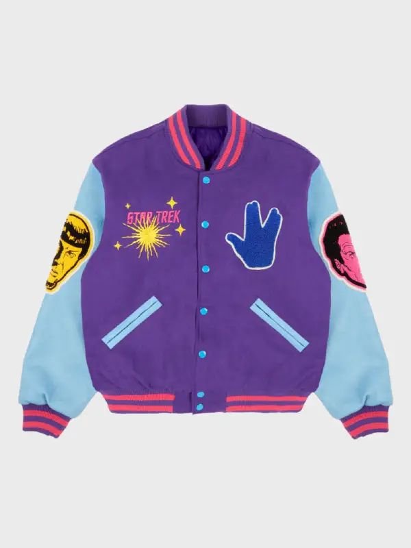 Kid Cudi Star Trek Light Year Varsity Jacket