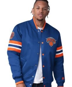 New York Knicks Starter Blue Scout Varsity Jacket