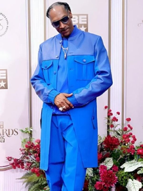 Snoop Dogg BET Awards 2025 Blue Coat Snoop Dogg BET Awards 2025 Blue Coat - Image 4