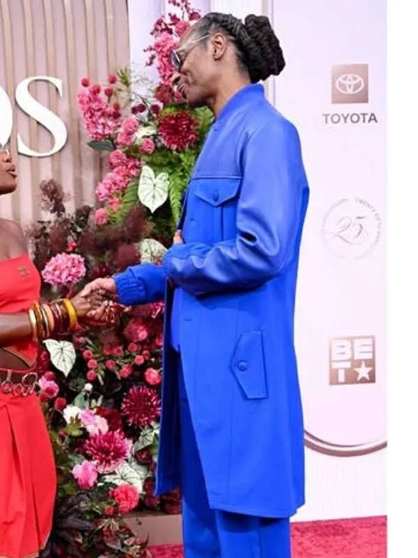 Snoop Dogg BET Awards 2025 Blue Coat Snoop Dogg BET Awards 2025 Blue Coat - Image 3