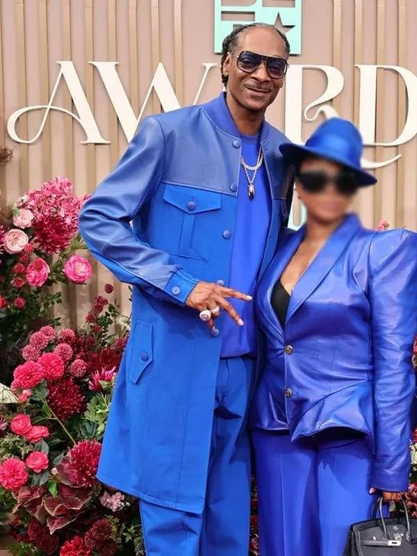 Snoop Dogg BET Awards 2025 Blue Coat Snoop Dogg BET Awards 2025 Blue Coat - Image 2