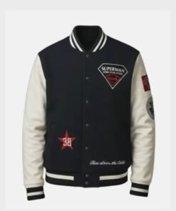 Superman X Lucky Brand Varsity Jacket