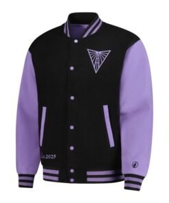 Unisex Golden State Valkyries FISLL Eclipse Black Full Snap Varsity Jacket