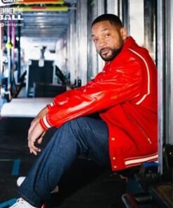 Will Smith Summertime Ball 2025 Red Varsity Jacket