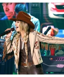 2024 CMT Music Awards Lainey Wilson Fringe Jacket