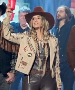 2024 CMT Music Awards Lainey Wilson Fringe Jacket
