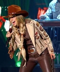 2024 CMT Music Awards Lainey Wilson Fringe Jacket