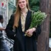 Sylvie Russo A Complete Unknown Elle Fanning Black Coat
