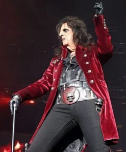 Alice Cooper Red Velvet Coat