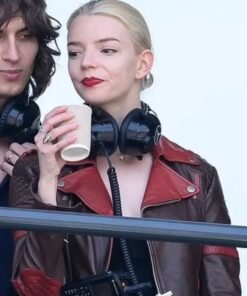 Anya Taylor-Joy Short Body Biker Leather Jacket