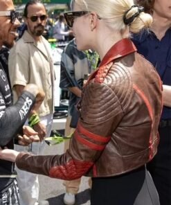 Anya Taylor-Joy Short Body Biker Leather Jacket