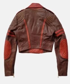 Anya Taylor-Joy Short Body Biker Leather Jacket