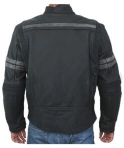 Alternative view of Armoured Motorcycle Biker Black Leather Jacket
