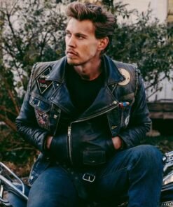 Austin Butler The Bikeriders Denim Vest Austin Butler The Bikeriders Denim Vest