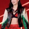 Blackpink Born Pink Jennie Kim Cropped Leather Jacket