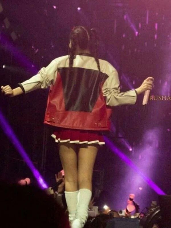 Blackpink Born Pink Jennie Kim Oversized Leather Jacket Blackpink Born Pink Jennie Kim Oversized Leather Jacket - Image 2